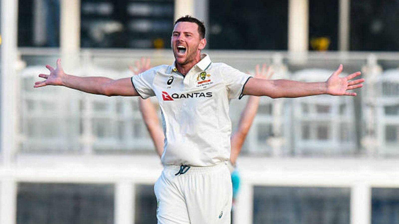 'They have played on flat wickets...': Josh Hazlewood's blunt verdict on England batters ahead of The Ashes Josh Hazlewood in this frame