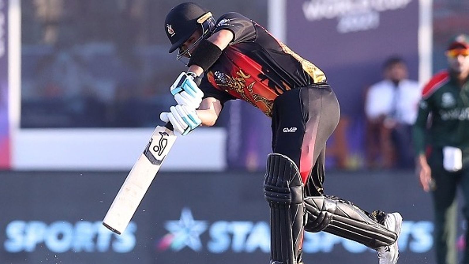 29-year-old cricketer arrested for robbery in middle of the World Cup Challenge League, court denies bail Papua New Guinea's wicketkeeper Kiplin Doriga in this frame