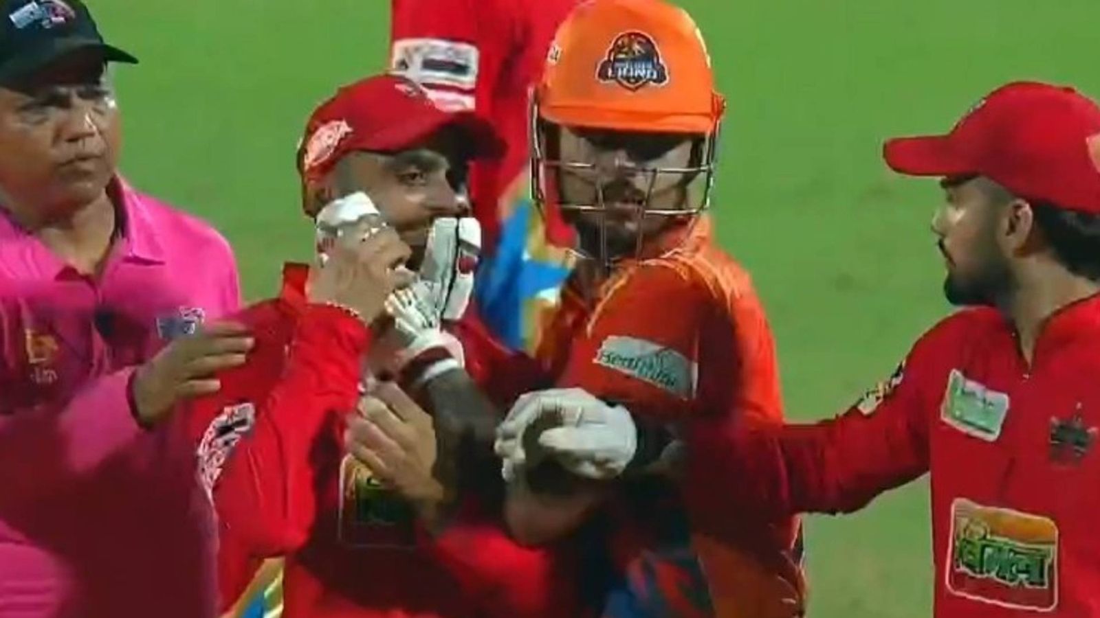 WATCH: Nitish Rana and Digvesh Rathi lose their tempers, get involved in heated argument during DPL clash WATCH: Nitish Rana and Digvesh Rathi lose their tempers, get involved in heated argument during DPL clash