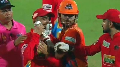 WATCH: Nitish Rana and Digvesh Rathi lose their tempers, get involved in heated argument during DPL clash SportsTak