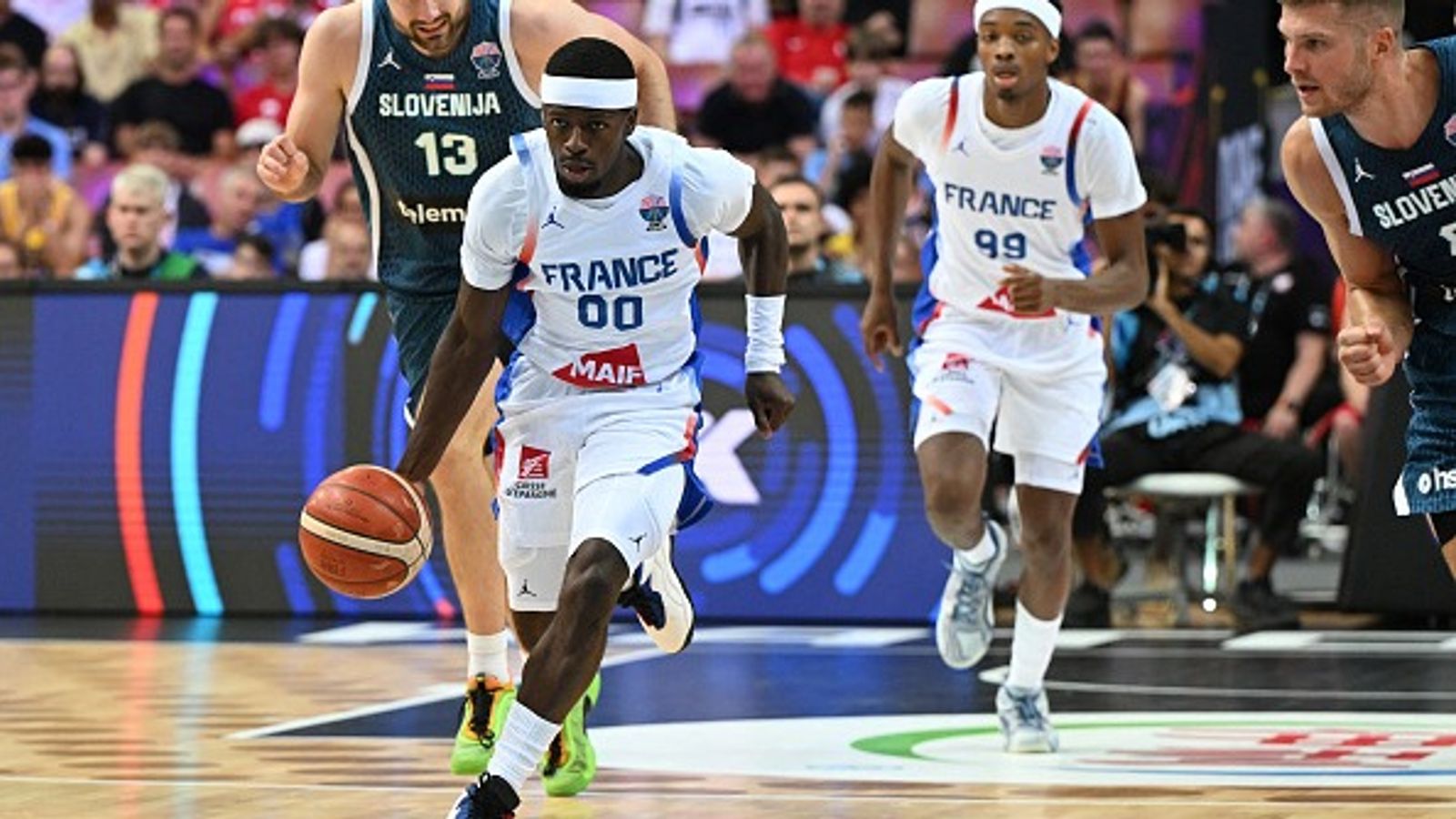 France star Sylvain Francisco clarifies actions after Luka Doncic incident Sylvain Francisco in the frame.