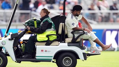 'How many more days in...': Rishabh Pant drops in massive update on his foot injury via Instagram story India's Rishabh Pant (centre right) is helped off the field after picking an injury during Anderson-Tendulkar series