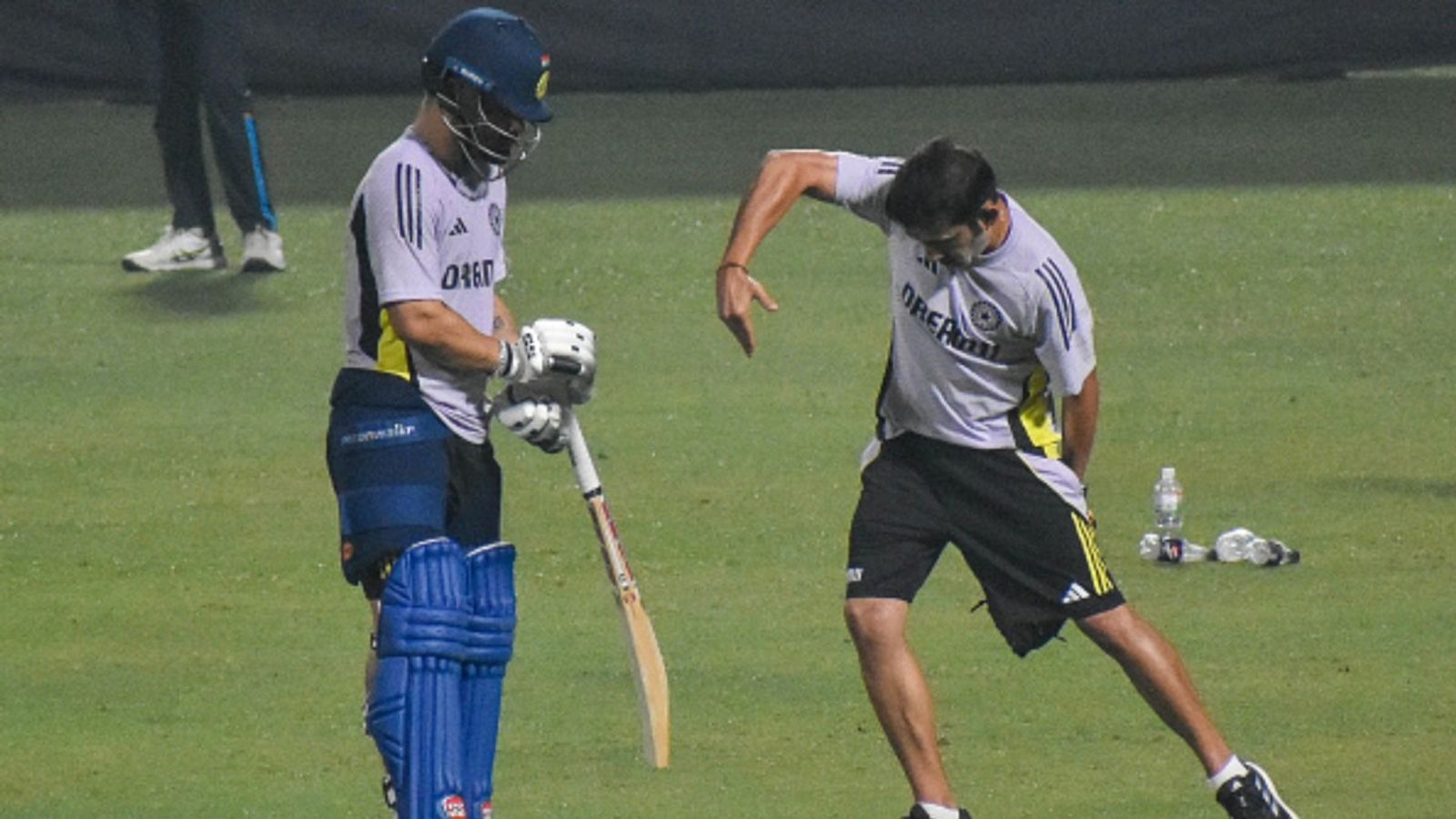 'I average over 55 in Ranji Trophy': Rinku Singh wants to get rid of 'only a T20 player' image, dreams to play Test cricket like idol Suresh Raina Coach Gautam Gambhir instructs Rinku Singh during a practice session at the Eden Gardens in Kolkata, India, on January 21, 2025.