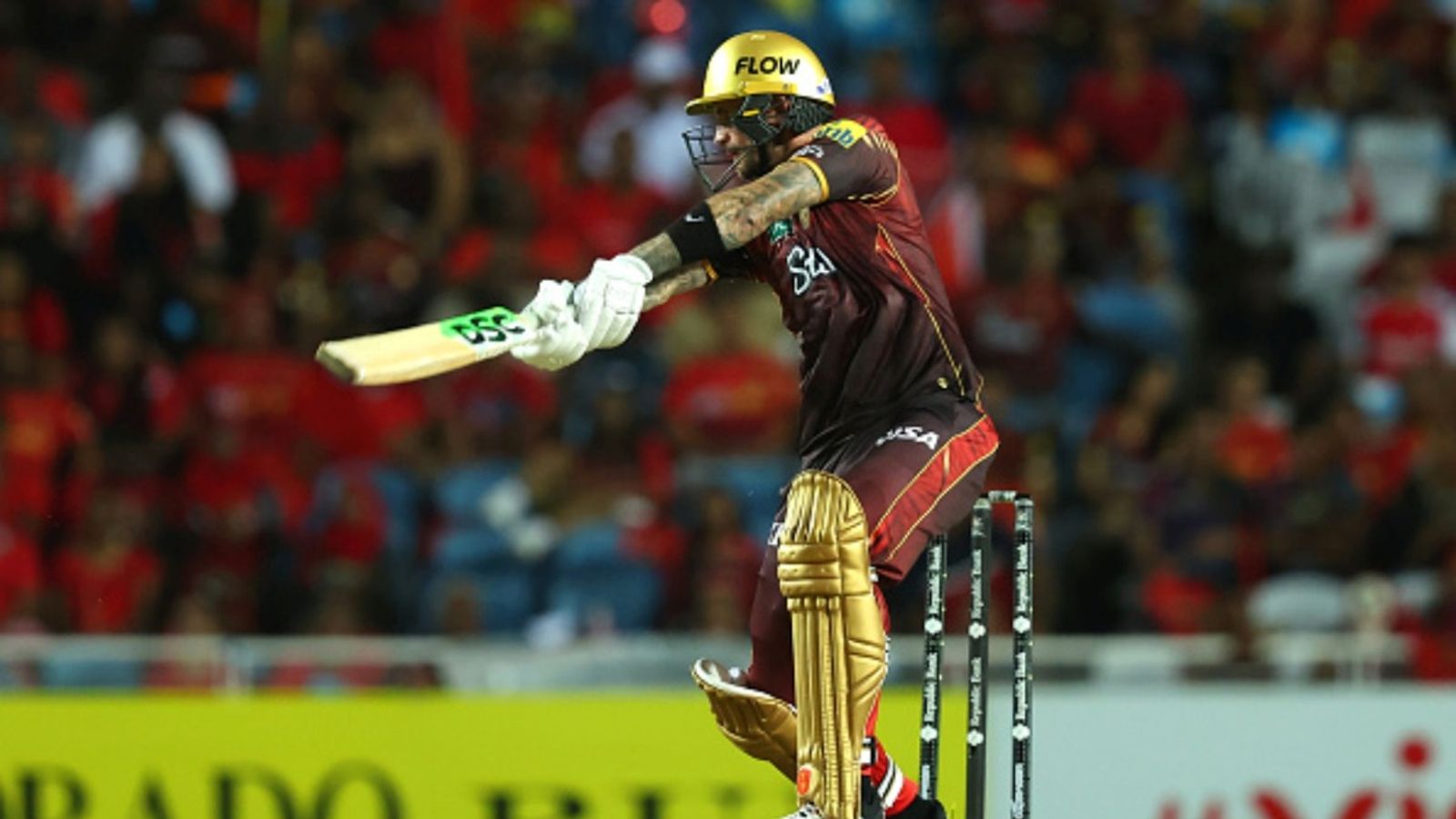 Chris Gayle's record for most T20 runs in danger, England's T20 World Cup-winner crosses 14,000-run mark during CPL 2025 Alex Hales of Trinbago Knight Riders batting during the CPL 2025 match against Antigua & Barbuda Falcons at Brian Lara Cricket Academy on August 27, 2025 in Tarouba, Trinidad And Tobago.