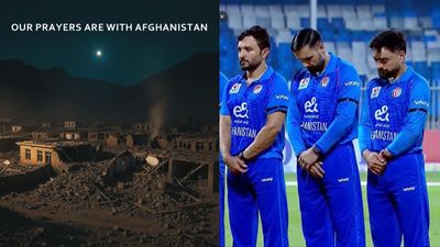 'To our brothers and sisters in Afghanistan, we're heartbroken...': Chennai Super Kings pay tribute to Afghanistan earthquake victims Afghanistan Cricketers Stand in Solidarity with Earthquake Victims in Kunar