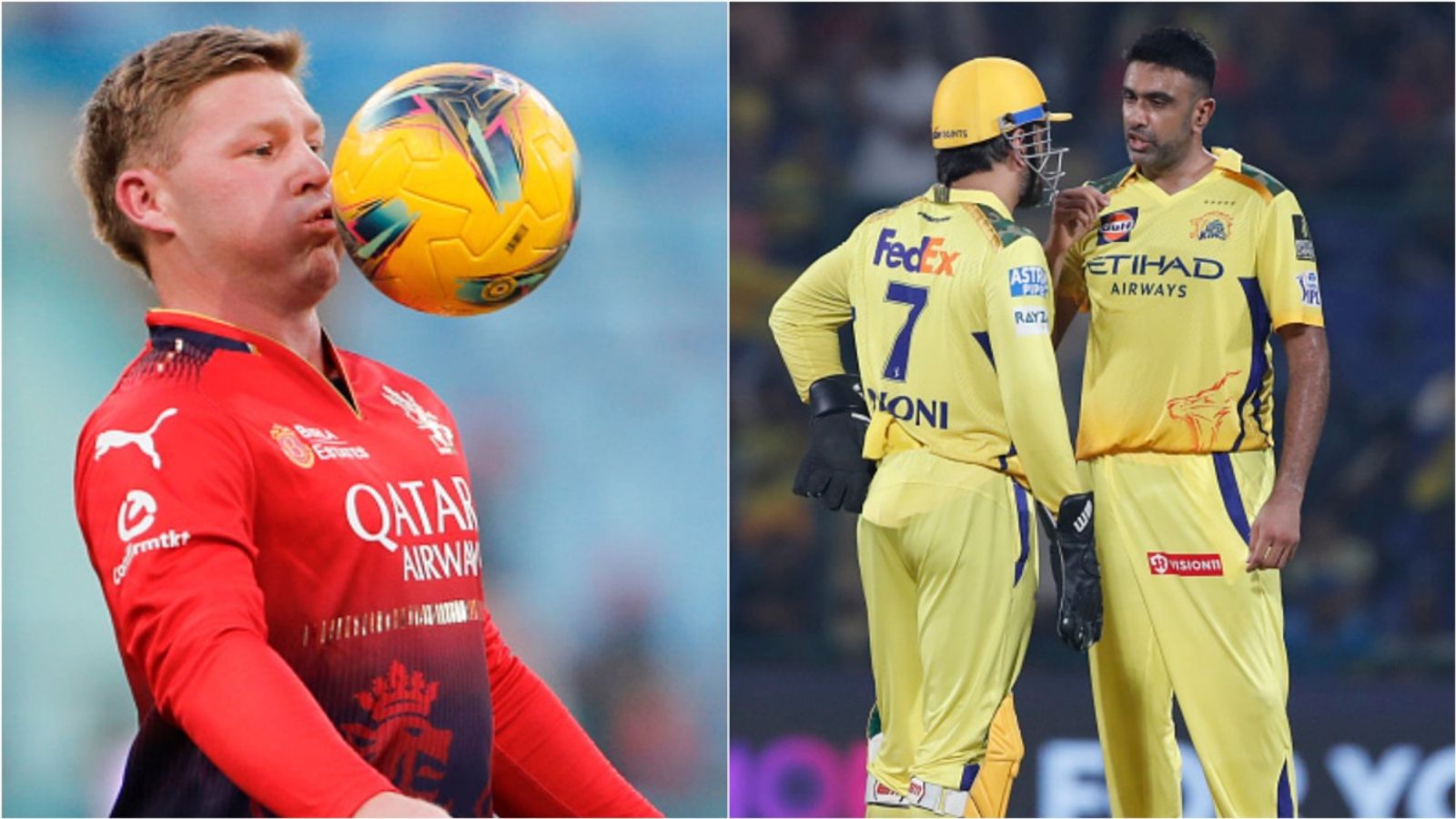 'I feel if not CSK, some other franchise will surely pick him': R Ashwin's bold prediction for RCB's temporary replacement ahead of IPL mini-auction RCBv's Tim Seifert during a training session; CSK's R Ashwin and MS Dhoni during a discussion in IPL 2025.