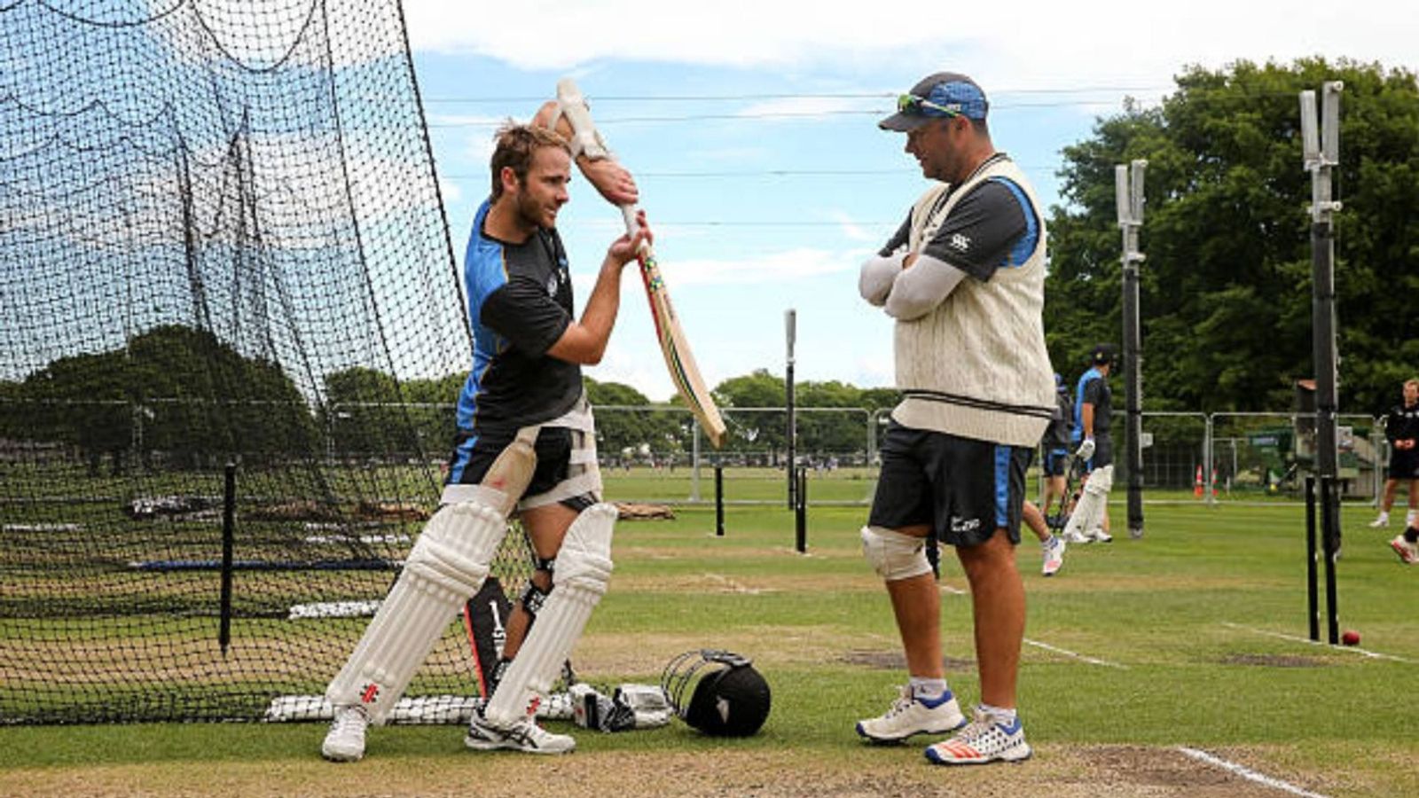 New Zealand appoint Craig McMillan as new assistant coach ahead of 2025 World Cup Kane Williamson (L) of New Zealand talks with batting coach Craig McMillan (R) during a New Zealand nets session at Hagley Oval