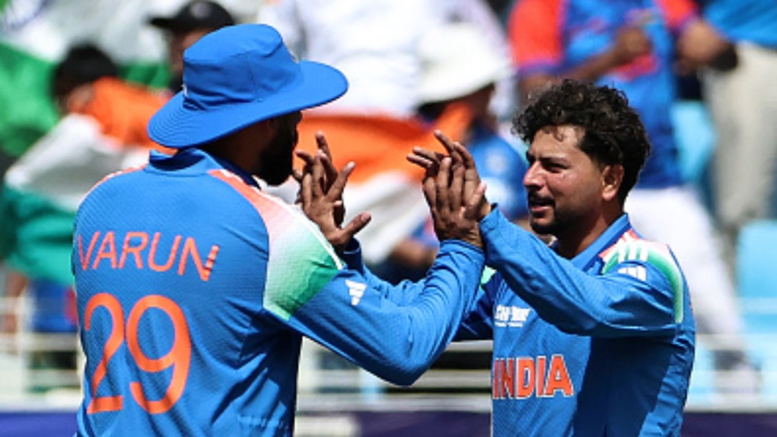'He may look blank on the outside, but...': Former India cricketer picks this star as Suryakumar Yadav-led side's 'X factor in Asia Cup 2025' India's Kuldeep Yadav (R) celebrates with teammate Varun Chakravarthy after taking the wicket of New Zealand's Rachin Ravindra during the ICC Champions Trophy one-day international (ODI) final cricket match between India and New Zealand