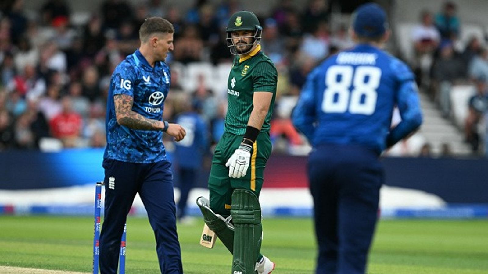 ENG vs SA: Aiden Markram's record-breaking fifty and Keshav Maharaj's four-wicket haul power South Africa to dominant win over England in 1st ODI - SportsTak