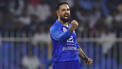 40-yr-old Mohammad Nabi becomes only second cricketer in the world to taste this mighty T20I glory after Afghanistan's win over Pakistan Afghanistan's Mohammad Nabi in this frame