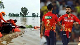 In picture: NDRF saving a person and Shreyas Iyer along with Arshdeep Singh In picture: NDRF saving a person and Shreyas Iyer along with Arshdeep Singh