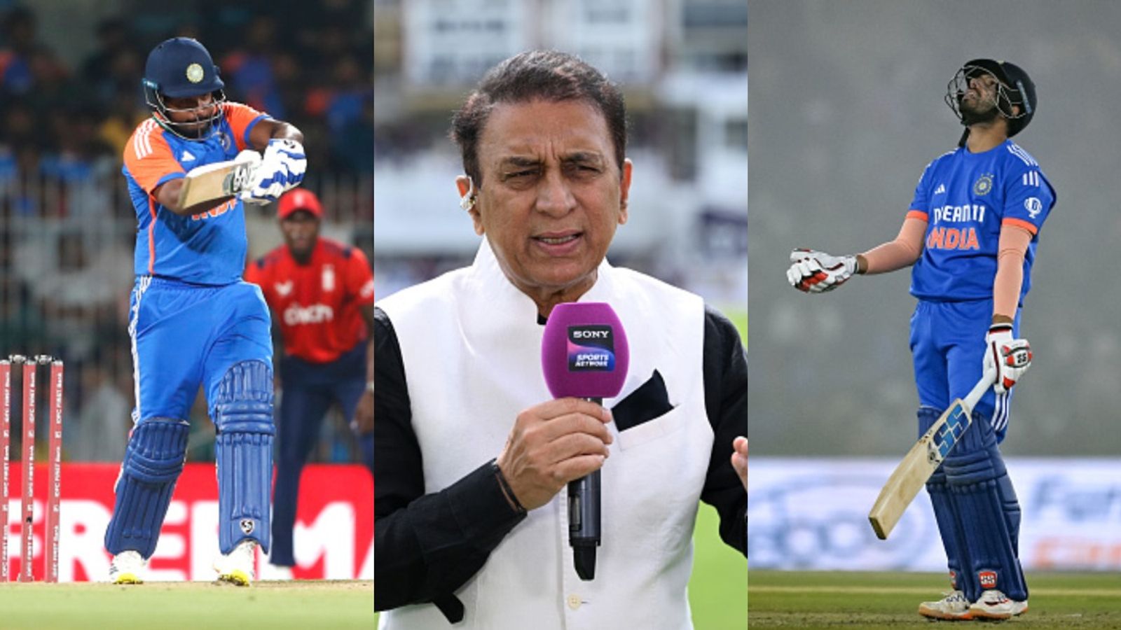 'You have two capable batters and somebody like...': Sunil Gavaskar settles Sanju Samson vs Jitesh Sharma debate for Asia Cup 2025 Sunil Gavaskar alongside Sanju Samson and Jitesh Sharma
