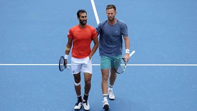 US Open 2025: Yuki Bhambri’s brilliant run ends in semis, denied first grand slam by gritty British opponents Yuki Bhambri of India (L) talks with partner Michael Venus of New Zealand against Joe Salisbury of the United Kingdom and Neal Skupski of the United Kingdom during their Men's Doubles Semifinal match