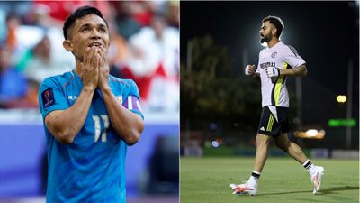 'He was sending me his scores of...': Sunil Chhetri reveals Virat Kohli texted him fitness test results from London, compares him to Cristiano Ronaldo Sunil Chhetri, Virat Kohli