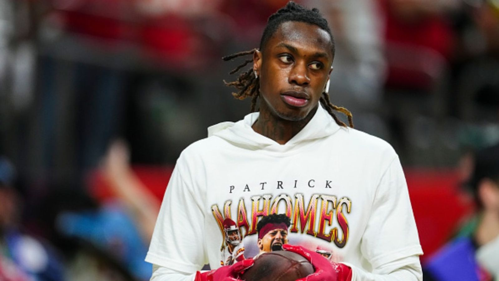 Xavier Worthy Injury Update: Get the latest on Kansas City Chiefs' wide receiver's condition Xavier Worthy in the frame (Image via Getty)