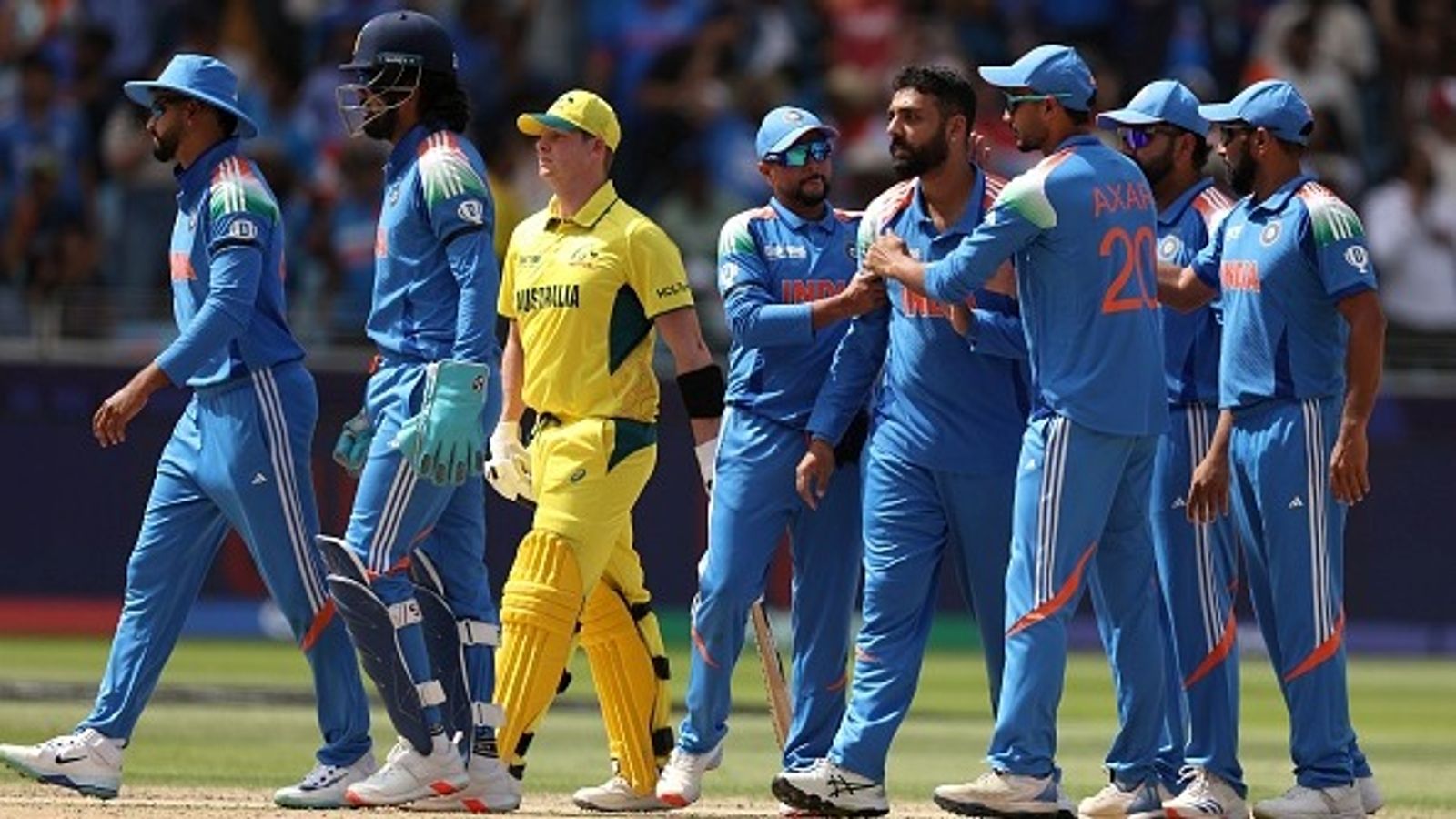'It will be a great idea to play all 3 spinners': Ex-India bowling coach's message to Suryakumar Yadav and Gautam Gambhir ahead of T20 Asia Cup 2025 Varun Chakravarthy of India celebrates with teammates after dismissing Travis Head of Australia during the ICC Champions Trophy 2025 semi final at Dubai International Cricket Stadium on March 04, 2025 in Dubai, United Arab Emirates.