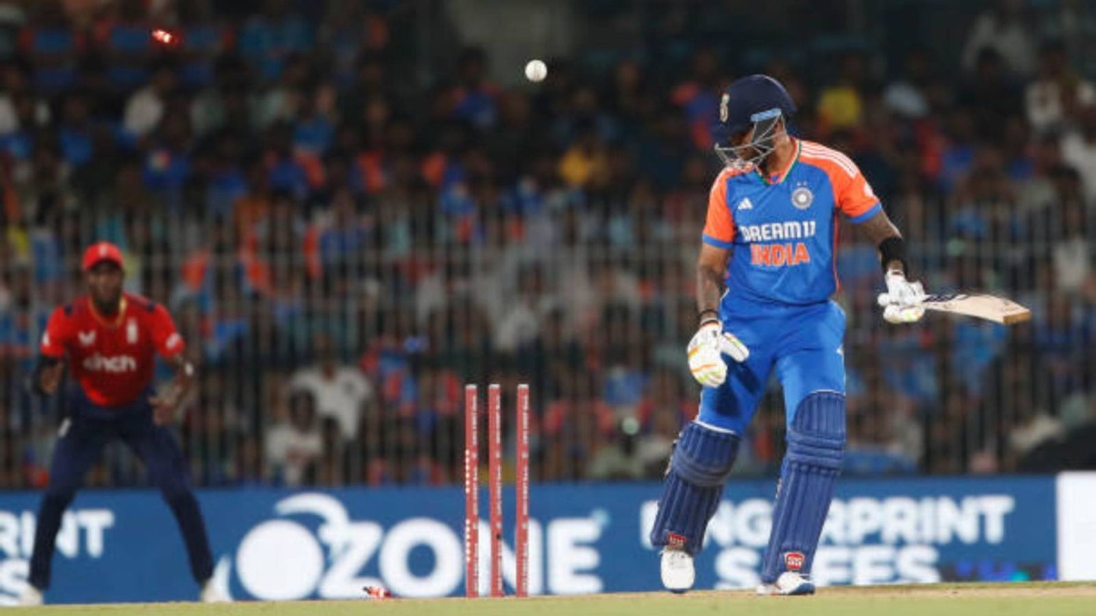 'His numbers are dropping...': Ex-India star's blunt verdict on Suryakumar Yadav's form ahead of Asia Cup Suryakumar Yadav captain of India bowled during the India and England - 2nd T20I match at MA Chidambaram Stadium on January 25, 2025 in Chennai