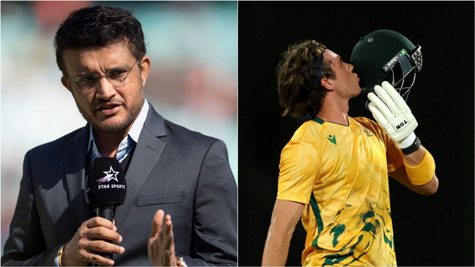 'I never associate performance with money': Pretoria Capitals head coach Sourav Ganguly after Dewald Brevis gets record-breaking Rs 8.3 crore in SA20 Auction Former India captain Sourav Ganguly; South Africa's Dewald Brevis celebrates maiden T20I century.