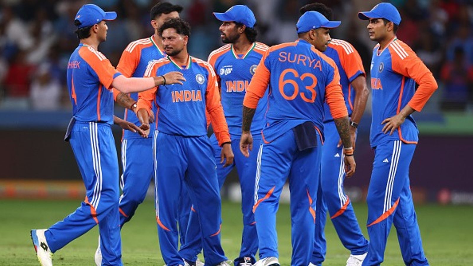 IND vs UAE: UAE record 2nd lowest total in Asia Cup history after India bundle them out for mere 57 following Kuldeep Yadav, Shivam Dube's rampage India's Kuldeep Yadav (3rd from left) celebrates with teammates in this frame
