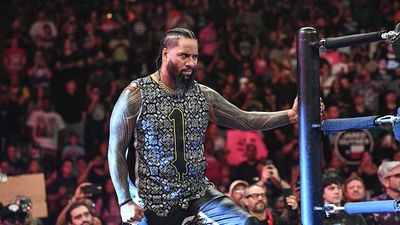 Jimmy Uso breaks character after giving Paul Heyman a new nickname on WWE RAW SportsTak