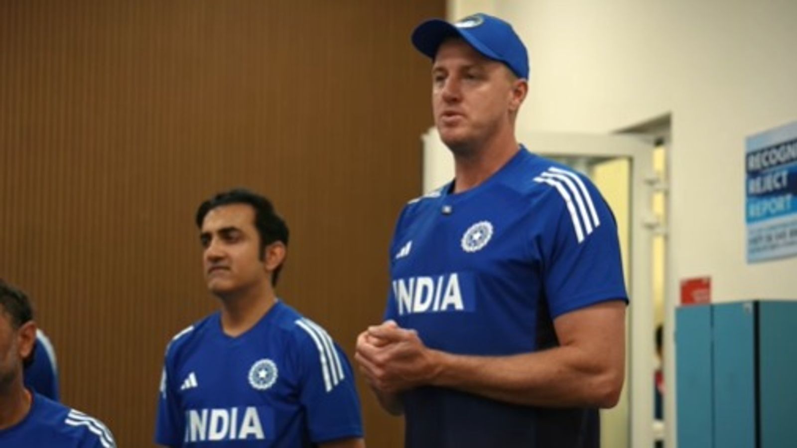 Watch: Not Kuldeep Yadav, Morne Morkel hands Impact Player medal to this star after India's 9-wicket win over UAE in Asia Cup 2025 India's bowling coach Morne Morkel (R) and head coach Gautam Gambhir in frame