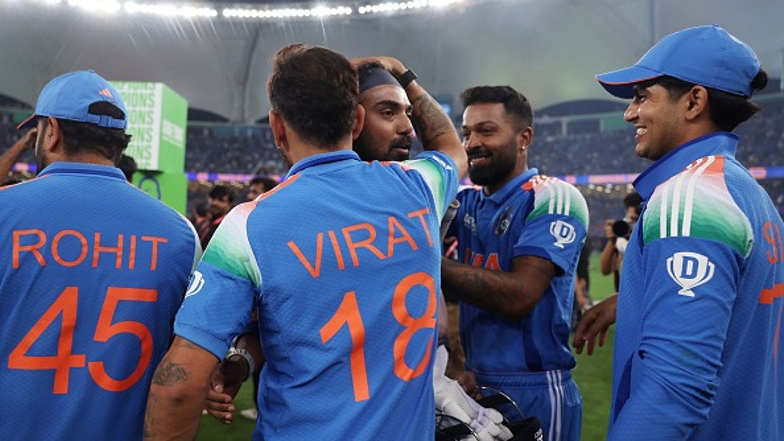 'He was my dad’s favourite...': Not MS Dhoni or Rohit Sharma, Shubman Gill names his two cricketing idols ahead of Asia Cup 2025 clash against Pakistan Virat Kohli and KL Rahul of India celebrate after the ICC Champions Trophy Final match between India and New Zealand at Dubai International Stadium on March 09, 2025 in Dubai, United Arab Emirates