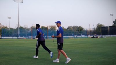 'It is not a new run or a measurement....': Gautam Gambhir-led support staff member explains BCCI's recently introduced Bronco test ahead of Asia Cup 2025 Adrian Le Roux alongside Jasprit Bumrah during India's practice sessions