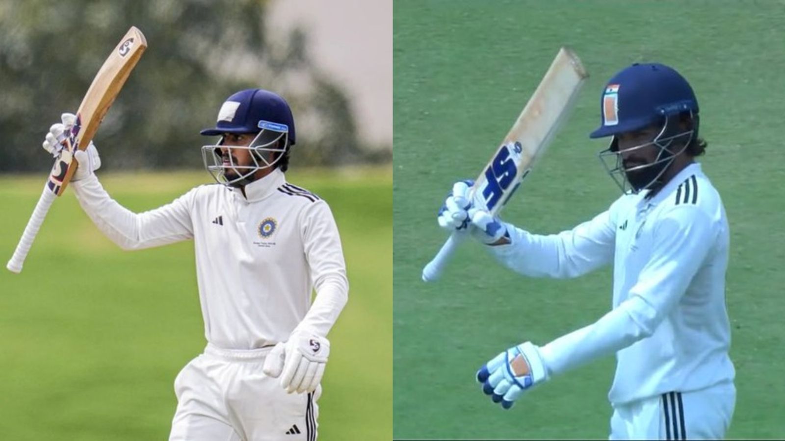 Duleep Trophy final: Rajat Patidar-Yash Rathod's sturdy tons put Central Zone in complete command with 384/5 against South Zone on Day 2 Central Zone's star batters Yash Rathod (L) and Rajat Patidar in frame