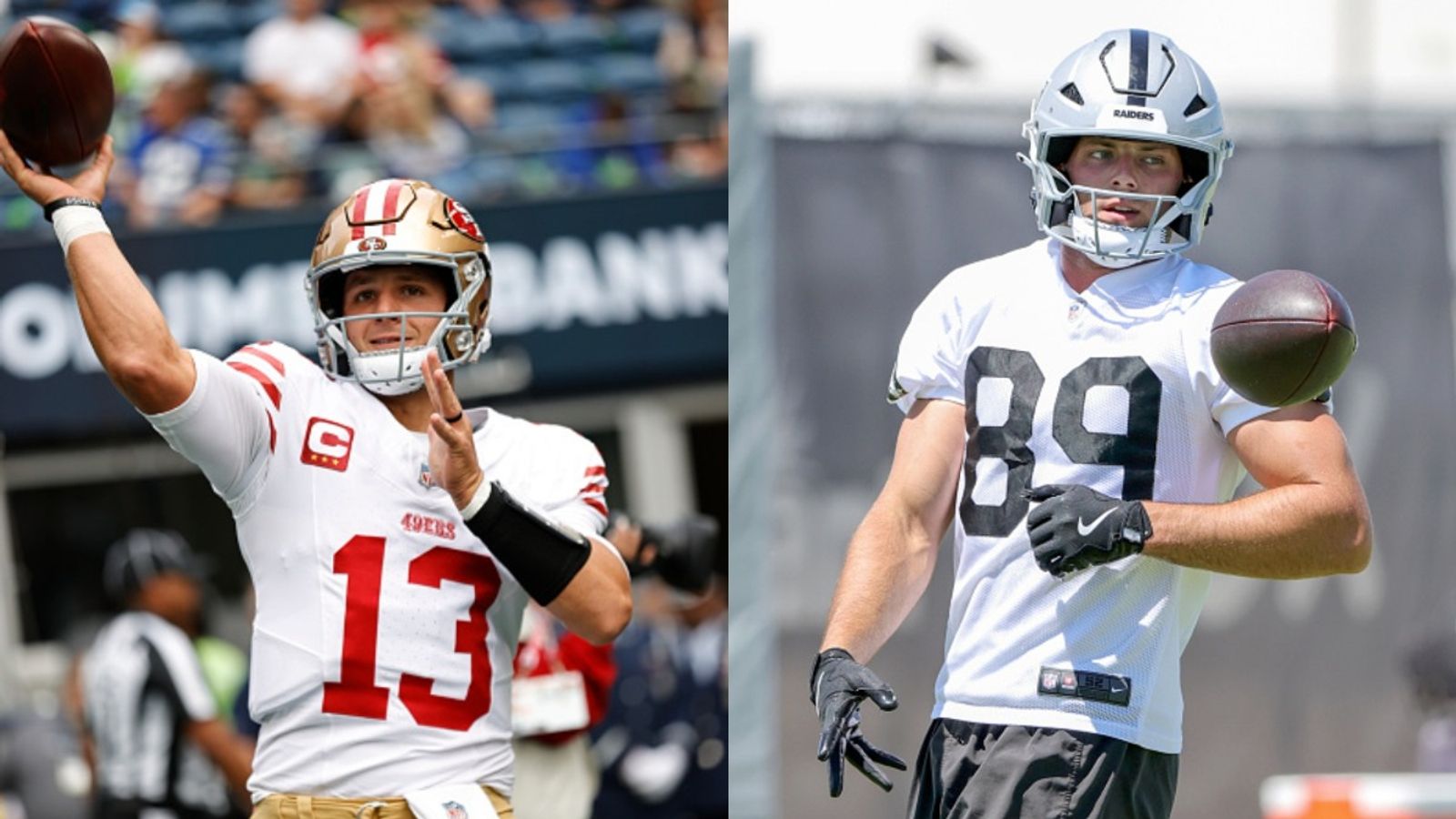 NFL Week 2 Injury Report: Brock Purdy, Brock Bowers among key absences Brock Purdy and Brock Bowers in the frame (Images via Getty)