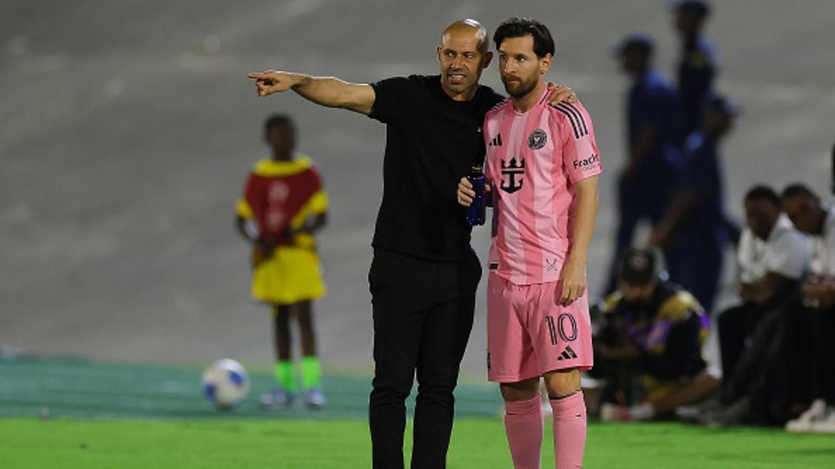 Lionel Messi and Javier Mascherano