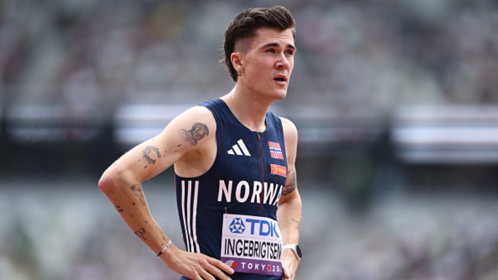 World Athletics Championships Tokyo 2025: Major 1500m upset sees Jakob Ingebrigtsen and two others crash out in semi-finals Jakob Ingebrigtsen in the frame (Image via Getty)
