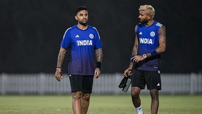 'Government had it in their hands to stop..don't understand what they will...': India's T20 World Cup winning star calls for boycott of India vs Pakistan clash India's Hardik Pandya (R) speaks with his captain Suryakumar Yadav during a practice session at the International Cricket Council Academy (ICCA) in Dubai on September 8, 2025,