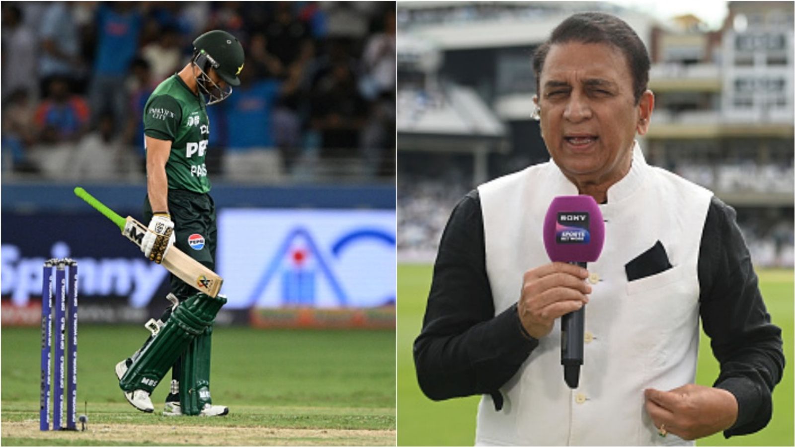 'It looked more like a Popatwadi team': Sunil Gavaskar trolls Pakistan team after lacklustre display against India Pakistan captain Salman Agha dejected after losing his wicket; Former Indian cricketer Sunil Gavaskar.