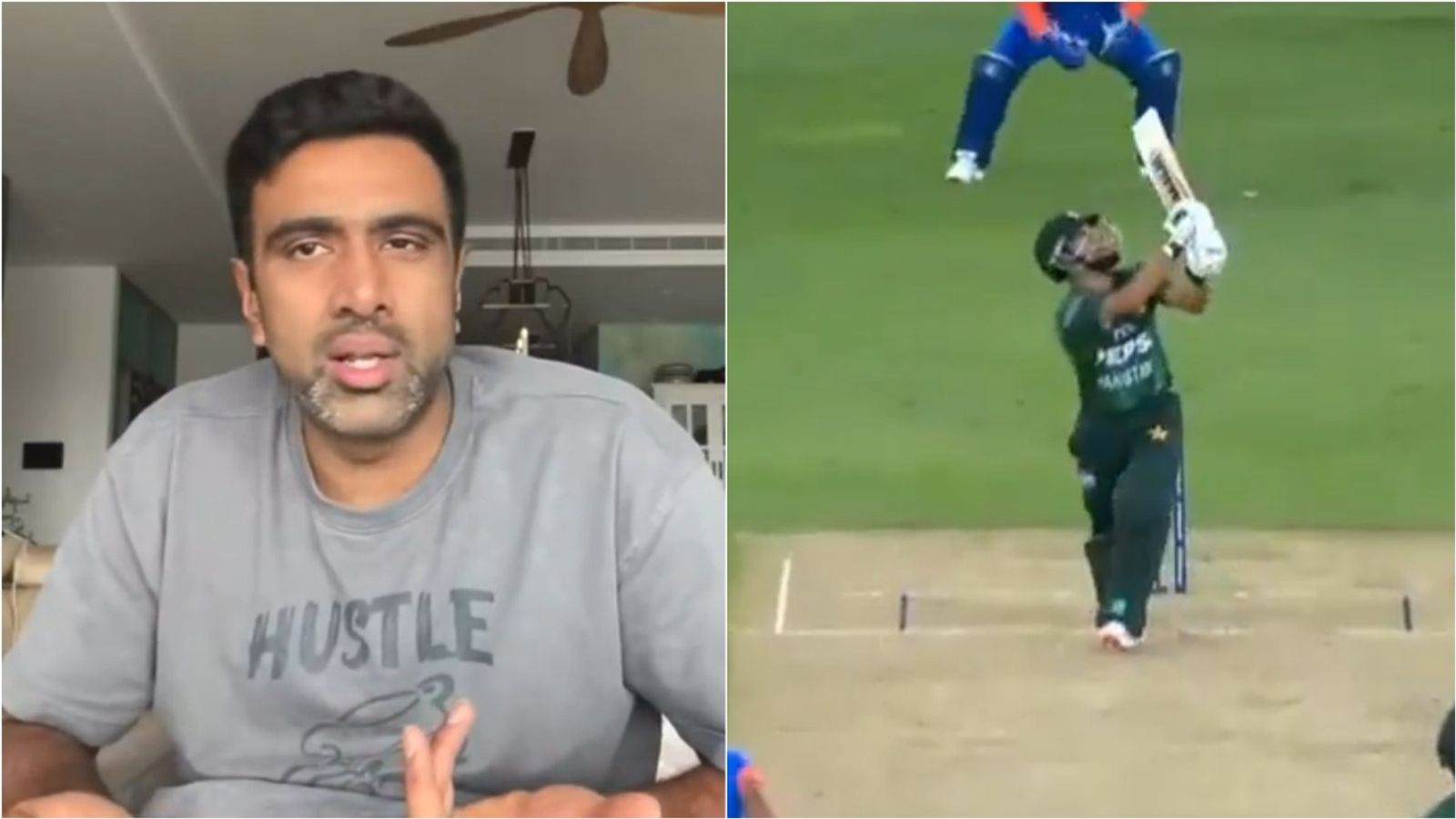 'You can't play such a shot against Bumrah; this isn't the Oman team': R Ashwin brutally trolls Mohammad Haris and Pakistan batters after loss to India Former India cricketer R Ashwin speaks on his YouTube channel; Pakistan's Mohammad Haris miscues a shot against Jasprit Bumrah.