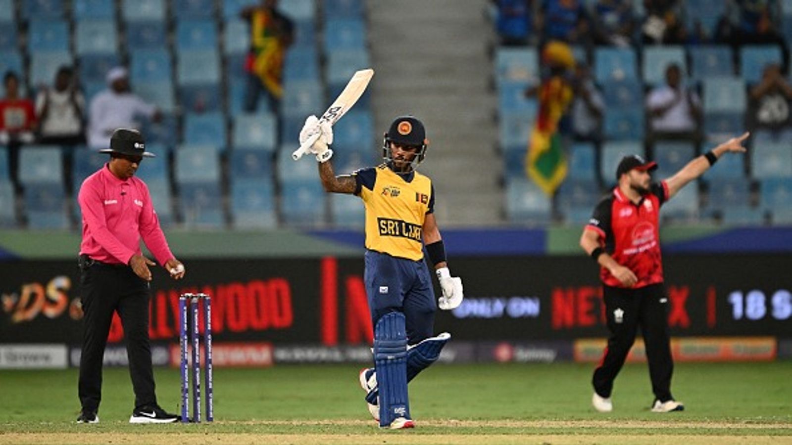 SL vs HK: Pathum Nissanka’s composed fifty and Wanindu Hasaranga’s late flourish help Sri Lanka survive Hong Kong scare in Asia Cup 2025 Sri Lanka's Pathum Nissanka celebrates after scoring a half-century (50 runs) during the Asia Cup 2025 Twenty20 international cricket match between Hong Kong and Sri Lanka at the Dubai International Stadium