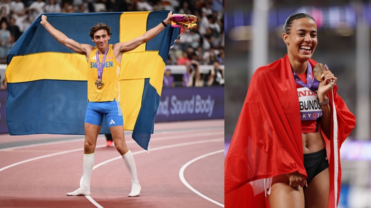 Mondo Duplantis and Ditaji Kambundji