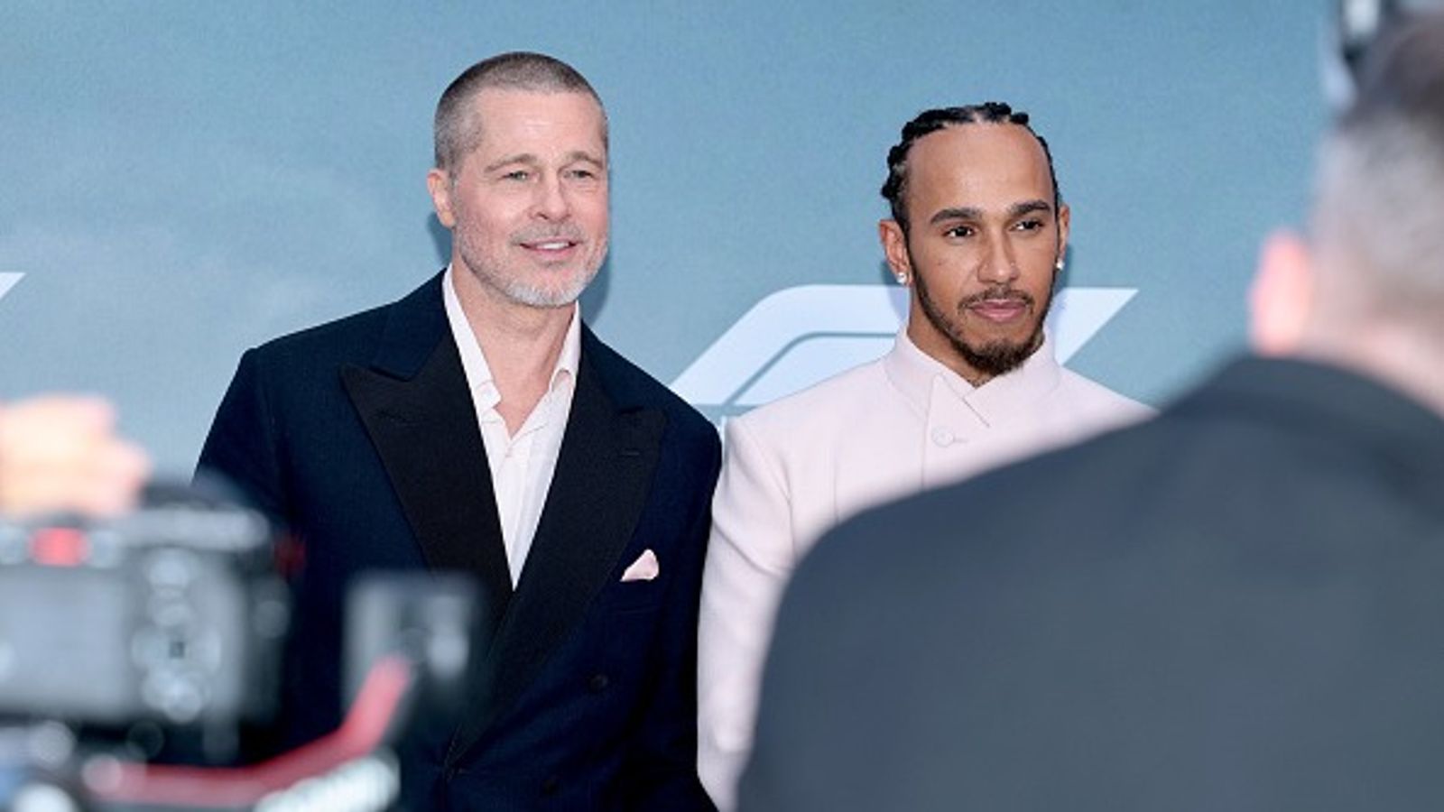 Lewis Hamilton breaks down his most intense scene in Brad Pitt's record breaking F1 movie Brad Pitt and Lewis Hamilton in the frame.