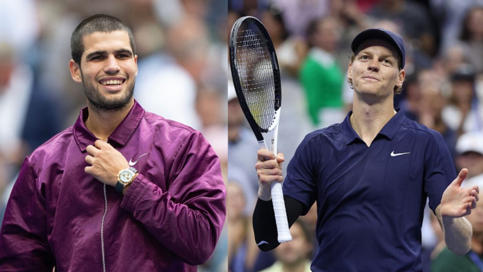 Revealed: Carlos Alcaraz and Jannik Sinner's next stop following US Open clash Carlos Alcaraz and Jannik Sinner in the frame (Images via Getty)