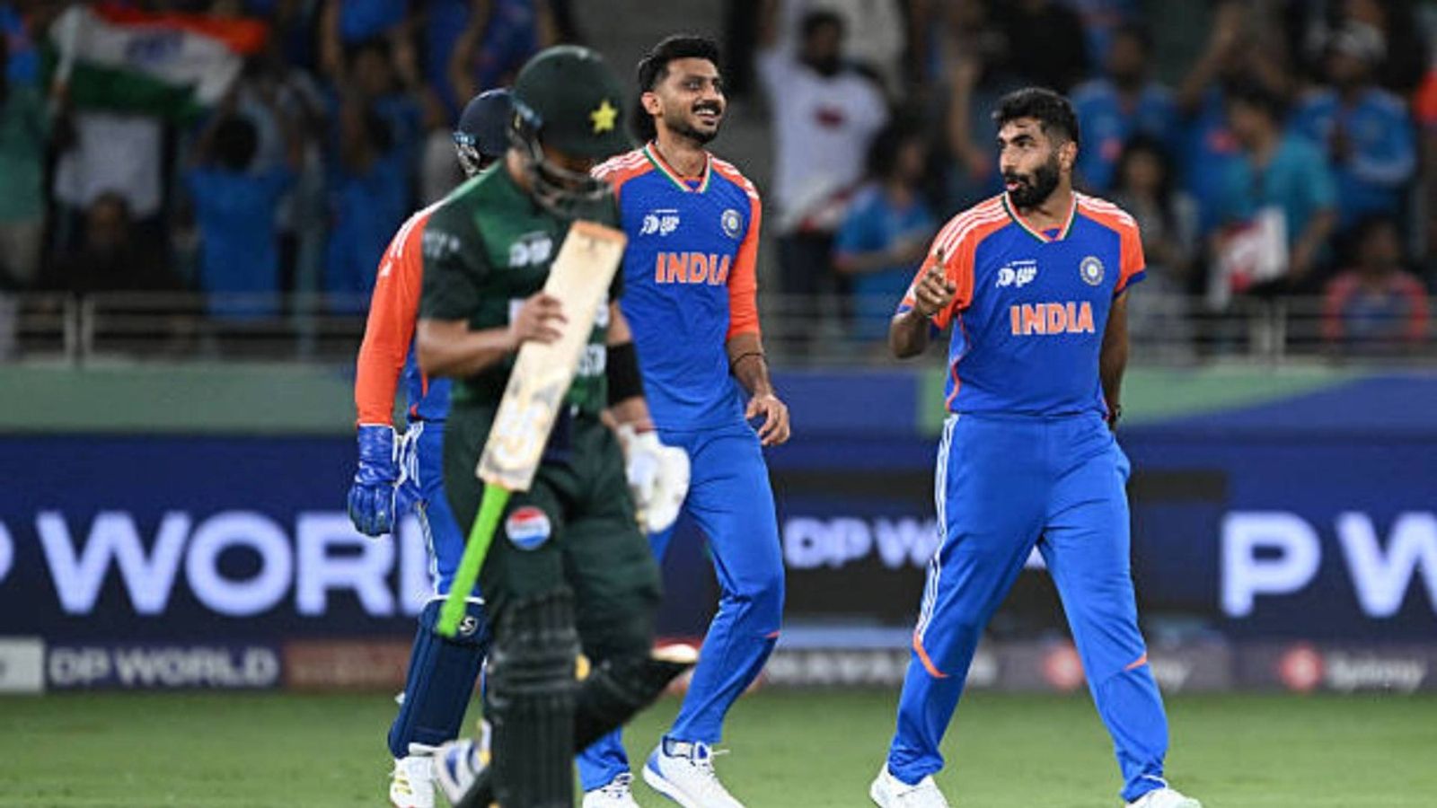 'Never seen such shot-making...': 1983 World Cup winner rips apart Pakistan batters after horrific display against India India's Axar Patel (C) celebrates with Jasprit Bumrah (R) after taking the wicket of Pakistan's captain Salman Agha during the Asia Cup 2025 Twenty20 international cricket match between India and Pakistan