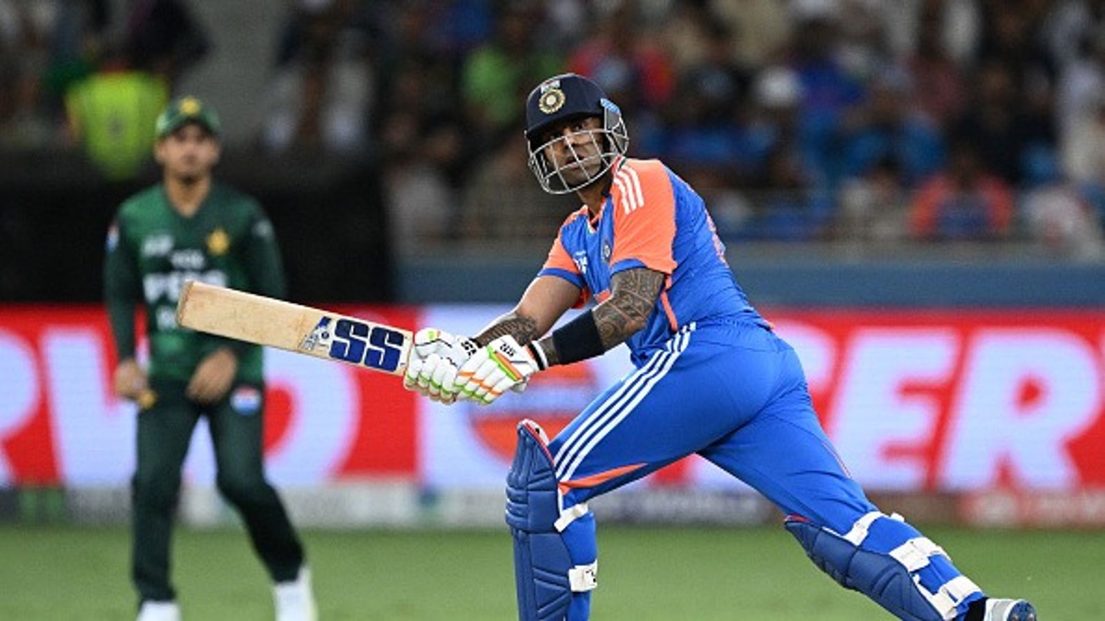 Former RCB star lauds Suryakumar Yadav for 'not losing focus despite social media noise' during Asia Cup 2025 clash between India and Pakistan India's captain Suryakumar Yadav plays a shot during the Asia Cup 2025 Twenty20 international cricket match between India and Pakistan at the Dubai International Stadium in Dubai on September 14, 2025.