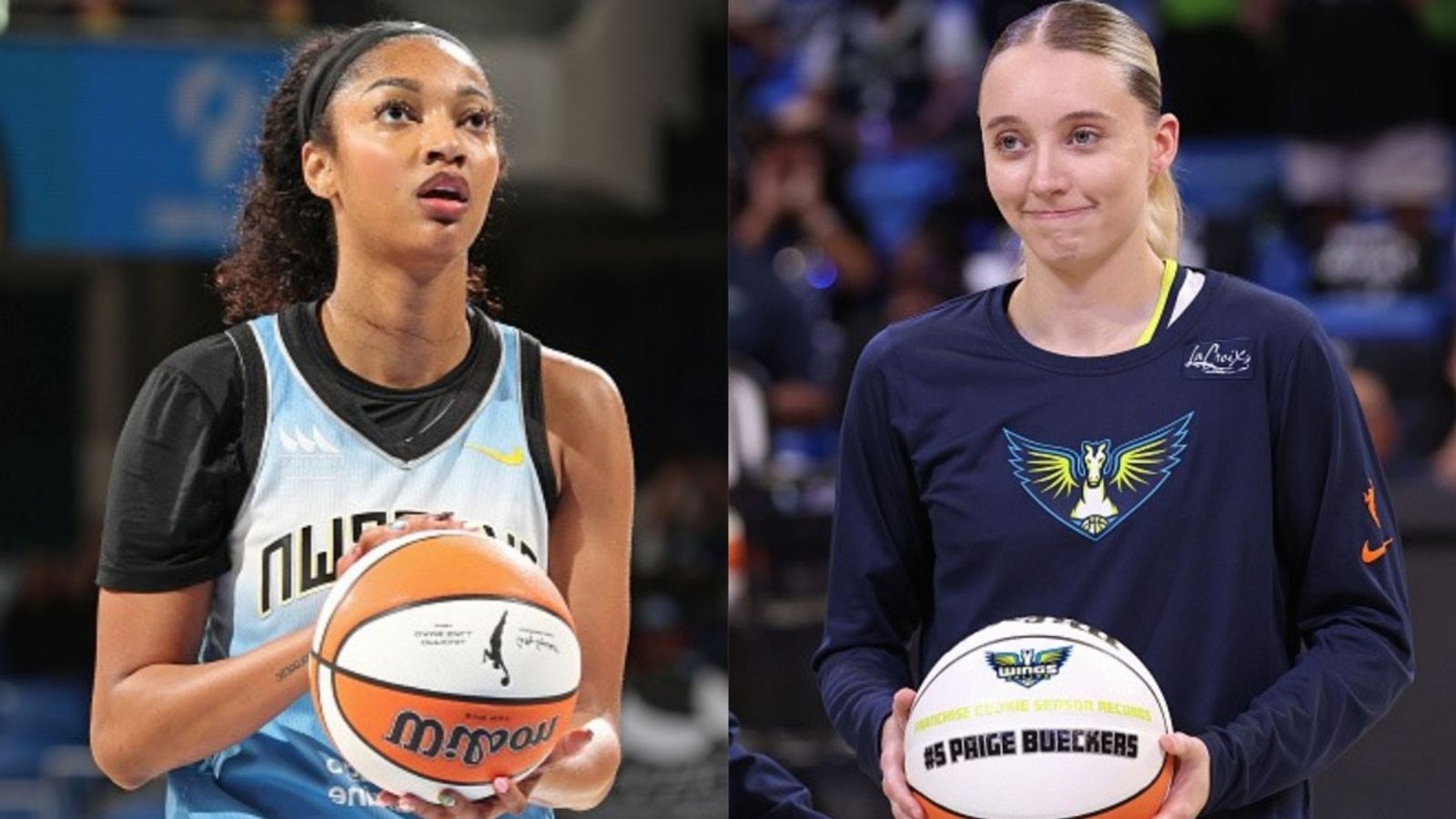 Angel Reese to Dallas Wings to play alongside Paige Bueckers? Analyst hints possible trade Angel Reese and Paige Bueckers in the frame (Images via Getty)