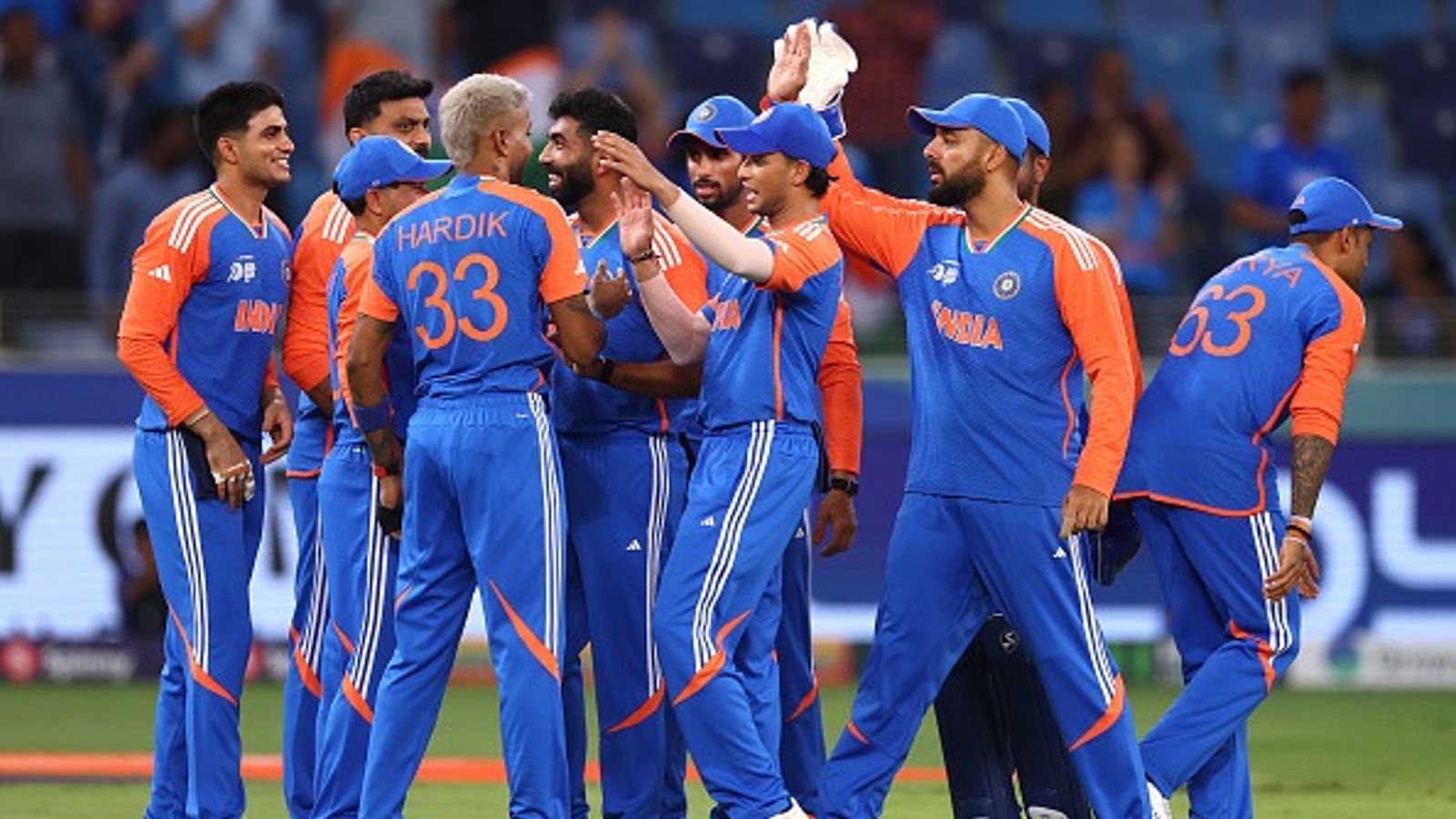 T20I Rankings: India's star becomes World no.1 T20I bowler ahead of Asia Cup clash vs Oman, takes massive jump to become only 3rd Indian to clock this feat India's star all-rounder Hardik Pandya (4th from left) celebrates with his teammates in this frame