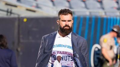 Jason Kelce defends Eagles' controversial 'tush push', calls it tougher than punting SportsTak