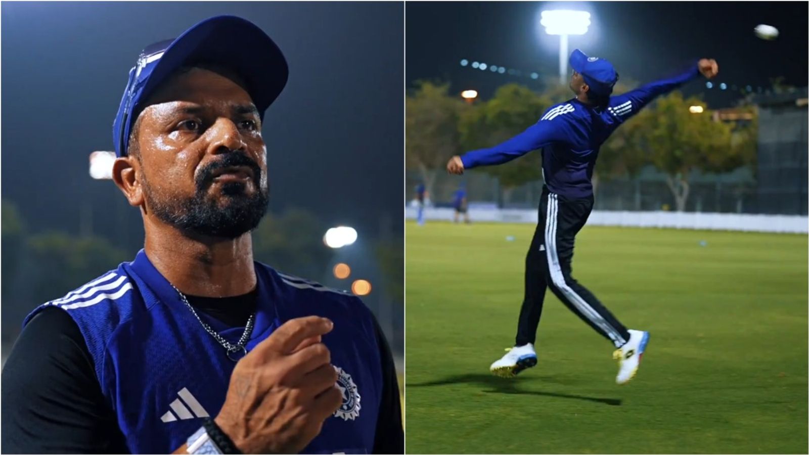 'One of the challenges we encounter in Dubai stadium is...': India's fielding coach Dilip mentions 'ring of fire' which makes catches tough at Asia Cup venue India's fielding coach T Dilip; Abhishek Sharma during a fielding drill at ICC Cricket Academy in Dubai.