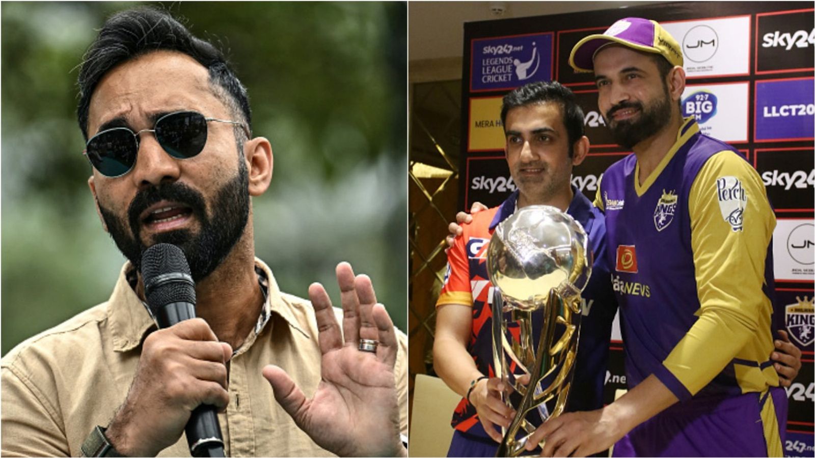 Dinesh Karthik picks India's T20 World Cup winners' combined XI, no place for 2007 champions Gautam Gambhir and Irfan Pathan Dinesh Karthik picks India's T20 World Cup winners' combined XI, no place for 2007 champions Gautam Gambhir and Irfan Pathan