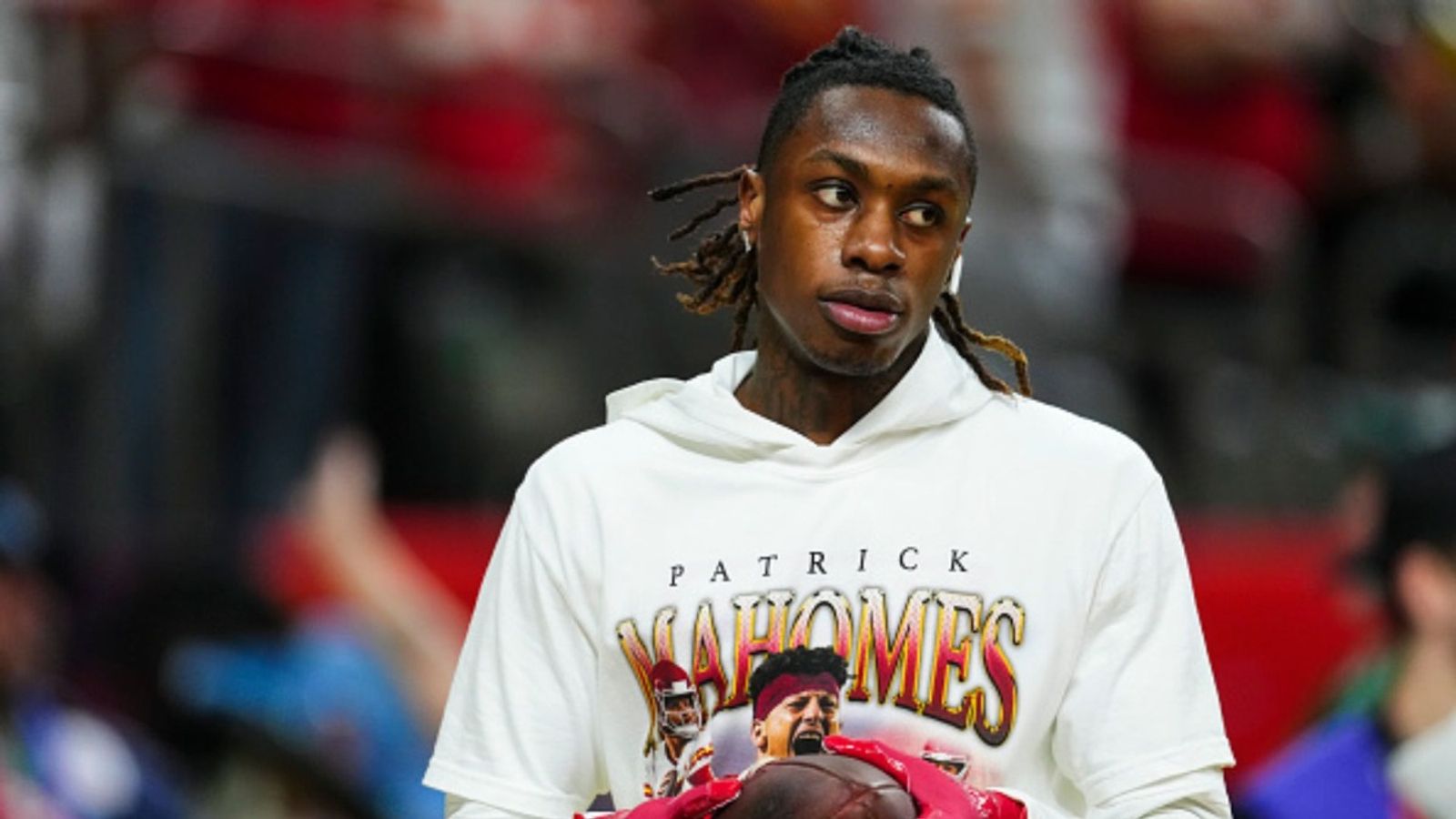 Xavier Worthy injury report: Will Chiefs star play against Giants in Week 3 following a 2-0 deficit? Xavier Worthy in the frame (Image via Getty)