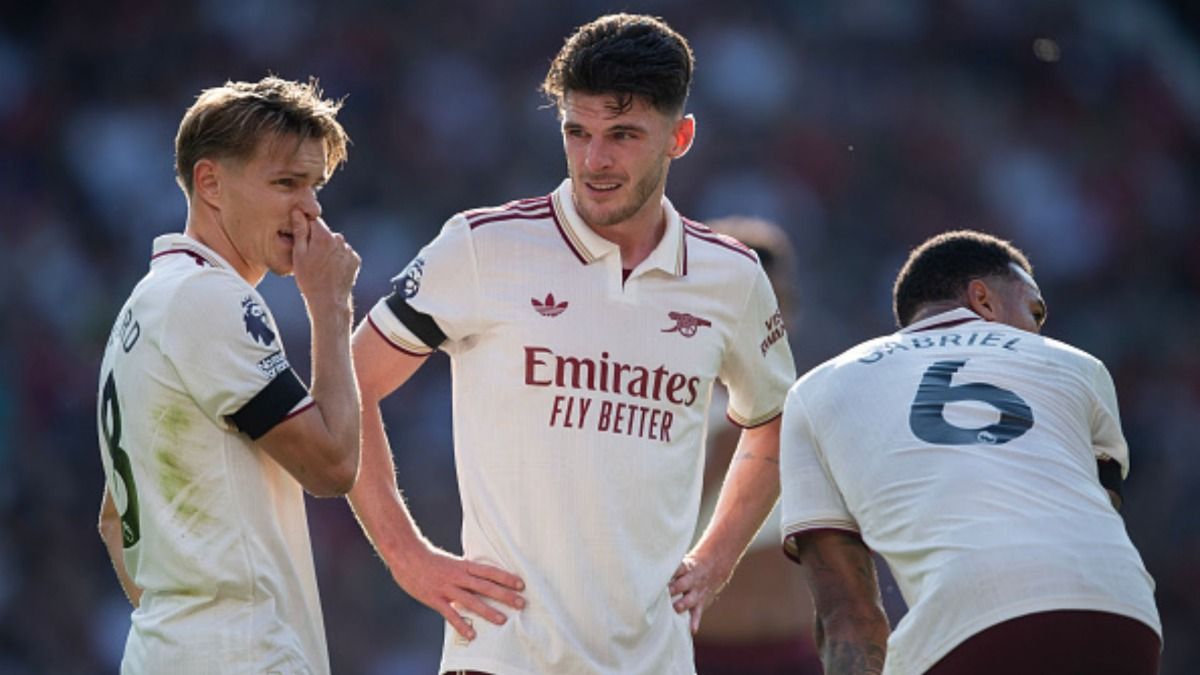 Martin Odegaard and Declan Rice