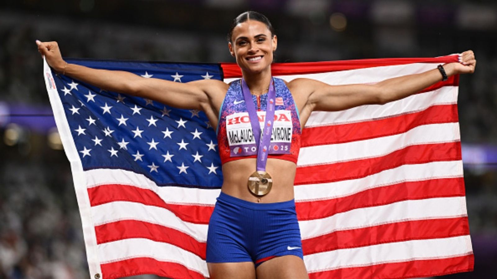 Sydney McLaughlin-Levrone shatters 42-year-old record with golden run at World Championships Sydney McLaughlin-Levrone in the frame (Image via Getty)