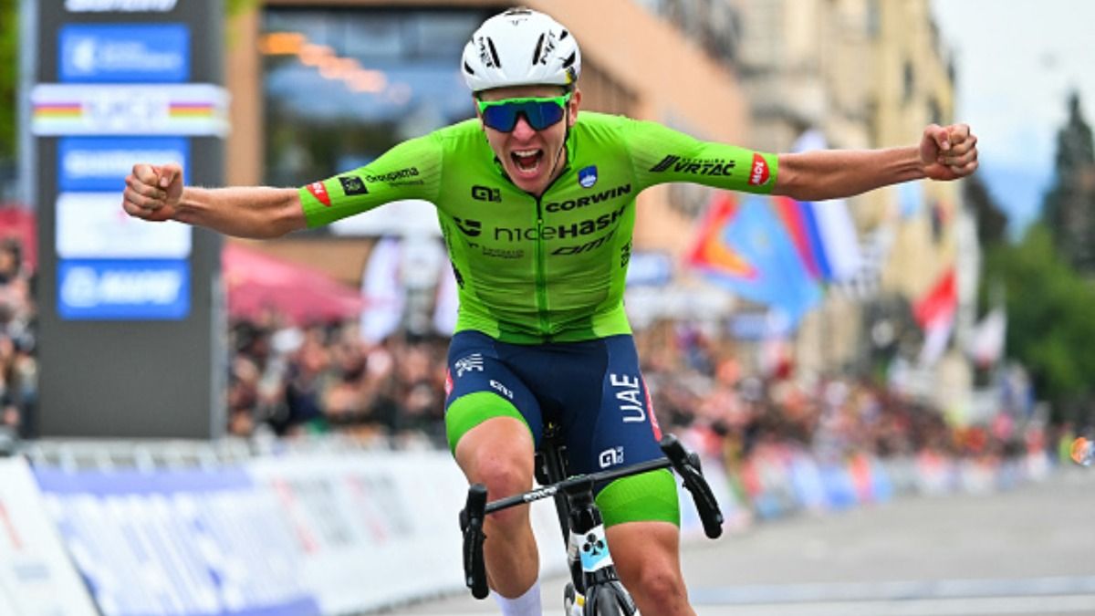Tadej Pogacar during 2024 UCI World Road Championships