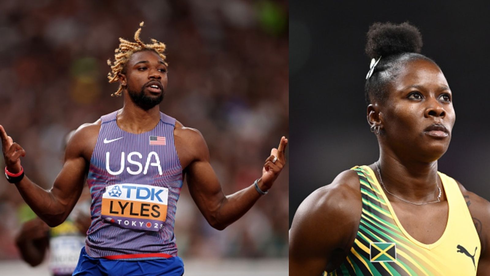 World Athletics Championships Tokyo 2025: Day 7 schedule – Noah Lyles, Shericka Jackson and stars set for epic showdowns Noah Lyles and Shericka Jackson in the frame (Image via Getty)